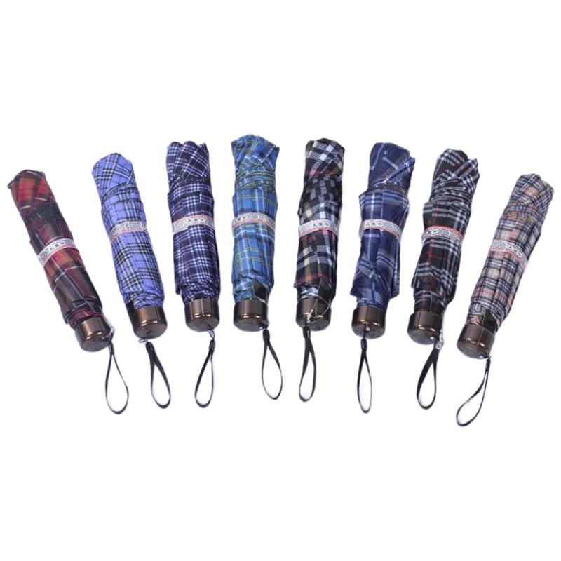 Heaven Paradise Classic Plaid Folding Umbrella
