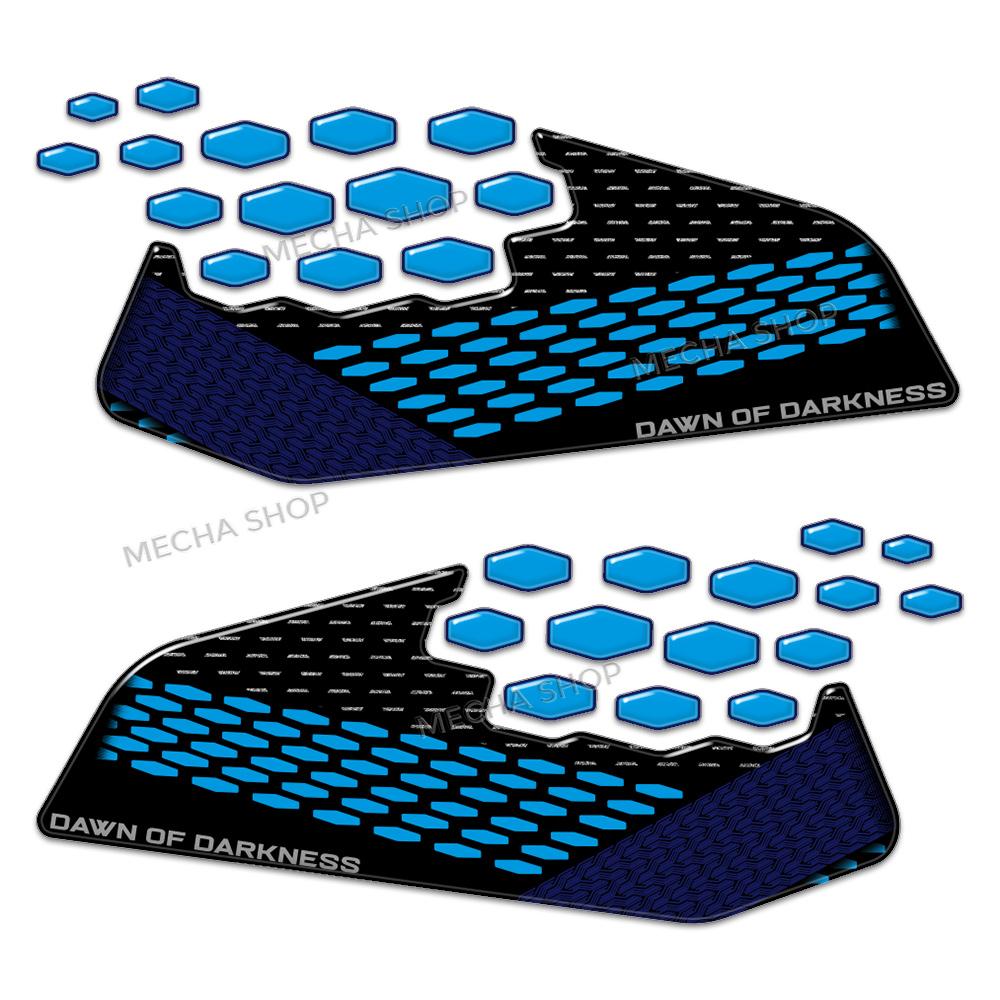 3D Resin Motorcycle Sticker Set Front Fairing Decals For MT-07 MT 07 MT07 2025 Tank Mat Decals