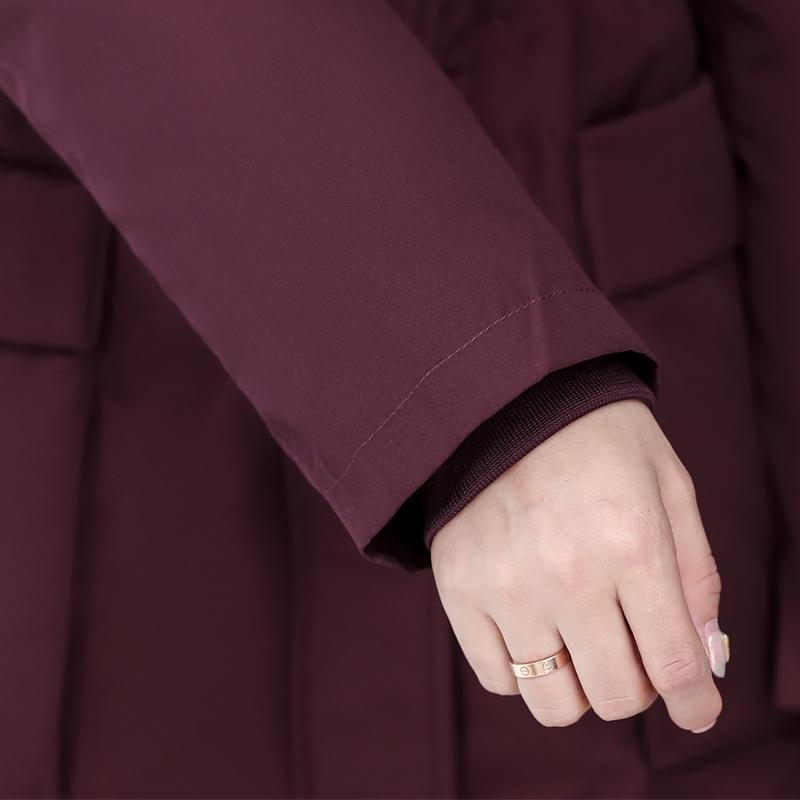 Real Fur Collar Middle Age Women's Puffer Jackets Winter Vintage Parkas Hooded Liner Detachable Plus Size Thick Warm Long Down Coats Woman Outerwears