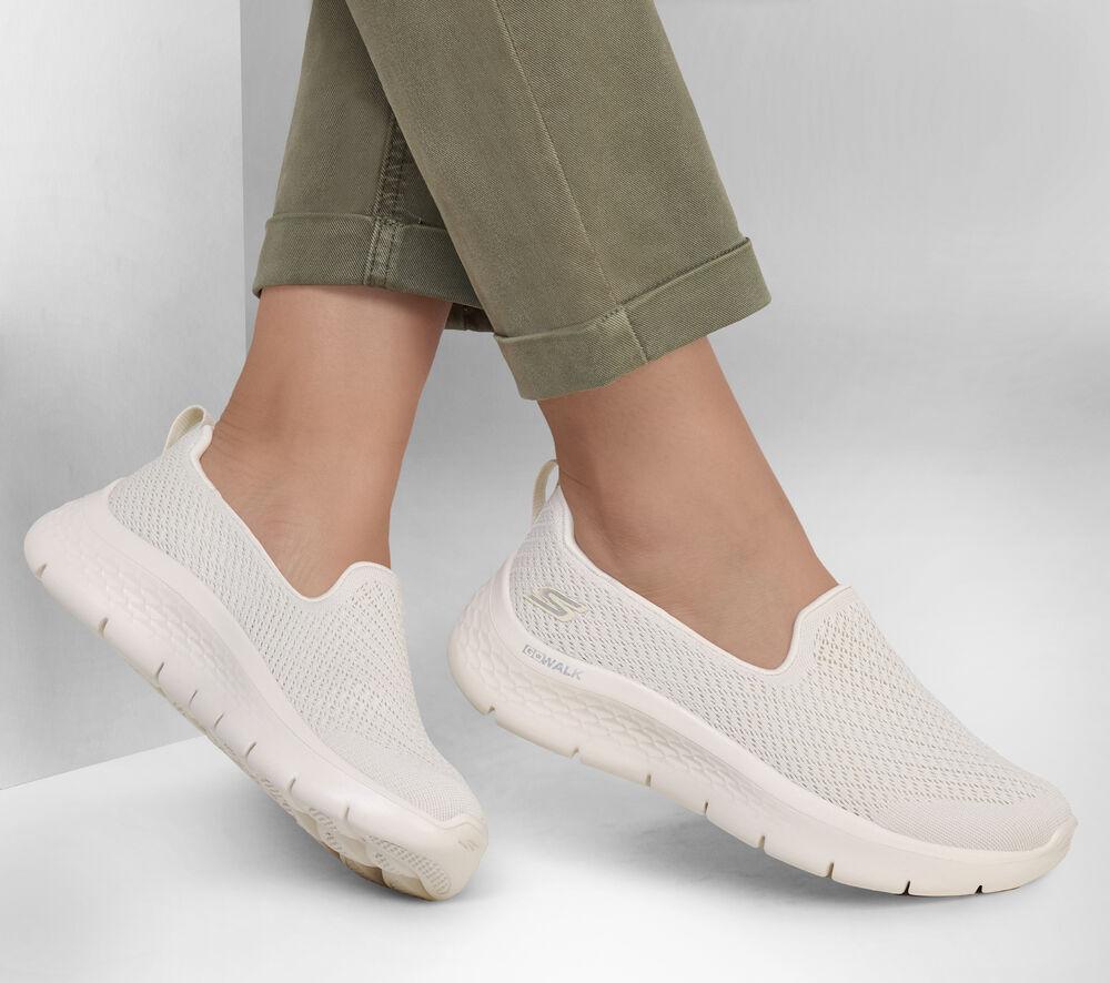 Skechers Sneaker, weiß, Go Walk Flex, Ozean-Sonnenuntergang