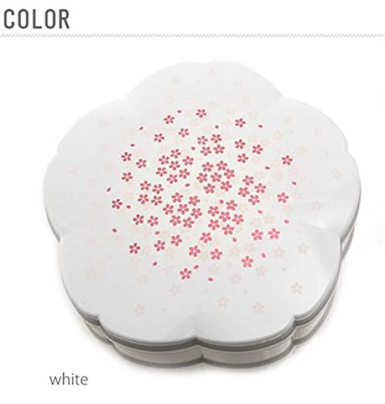 Mitani Hatsuzakura Cherry Blossom Hors Pink 7.5cm D'oeuvres (with Tupperware) Y13710-1