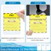 Clear Parking Permit Vertical Parking Pass Holder for Hanging Rearview Mirror Vehicle Parking Pass Hanging Tag UV Convenient for Storing and Inserting