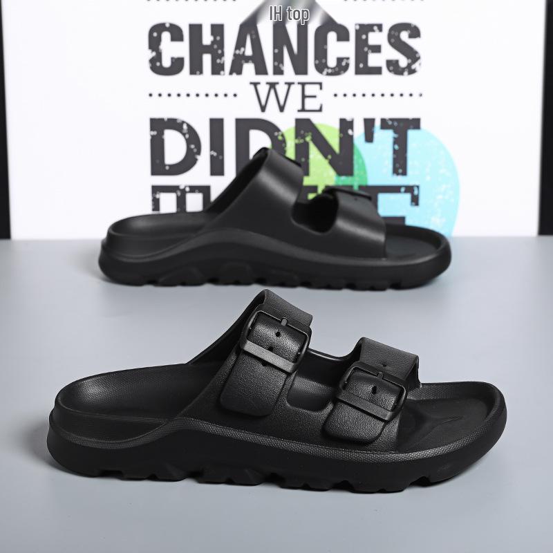 Men s Classic Plus Size Non-Slip One-Strap Sandals: Comfortable Summer Casual Birkenstock Slippers 43