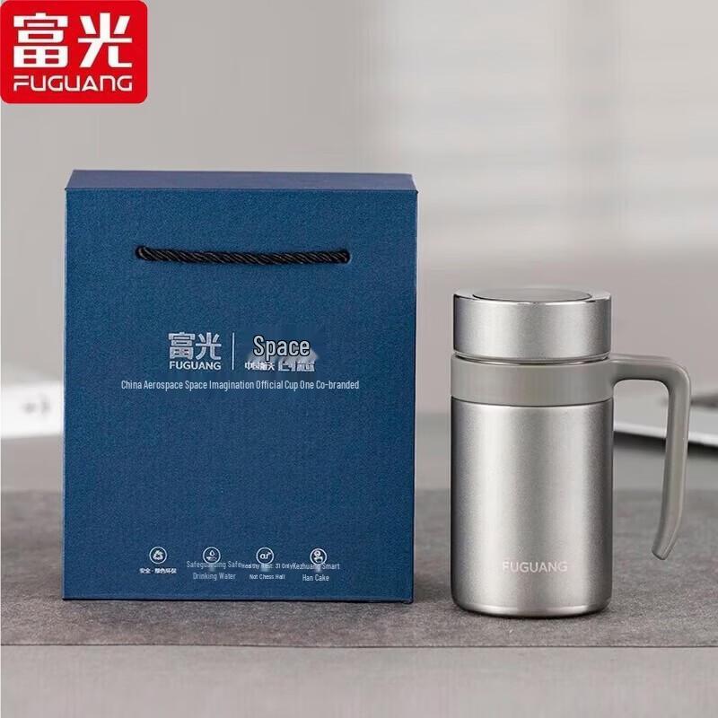 FUGUANG Smart Temperature Display Tea Infuser Thermos Mug