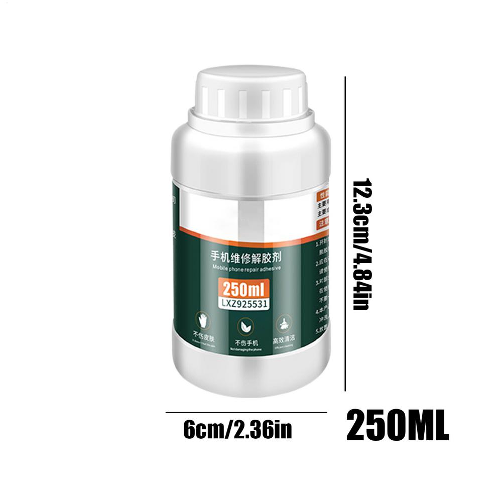 

Adhesive Remover 250ml Electric Removal Liquid Instant Adhesive Remover for Phone Screen Lcd Frame Home Security Systems