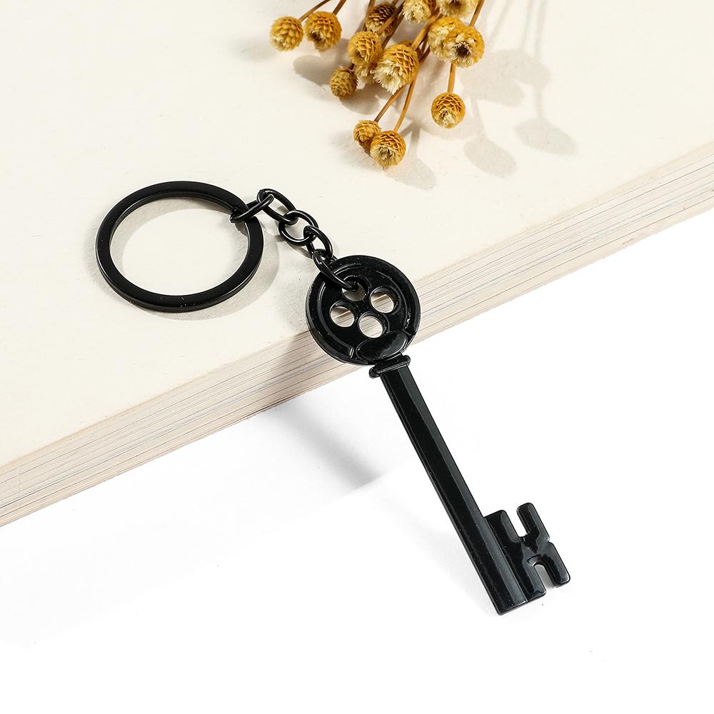 

Coraline & the Secret Key Necklace Pendants Coraline Key Skull Nightmare Before Christmas Choker Kingdom Hearts Jewelry Gifts 50cm