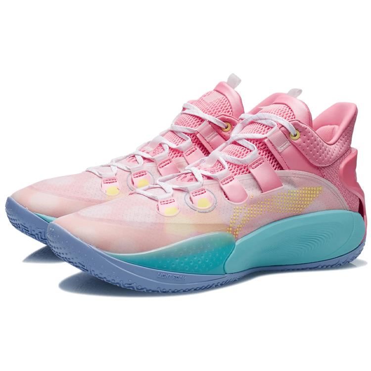 Li Ning SONIC 9 Low Textile, Synthetic Leather, TPU Cushioning Slip Resistant Abrasion Resistant Coverage Support ABAR039-7