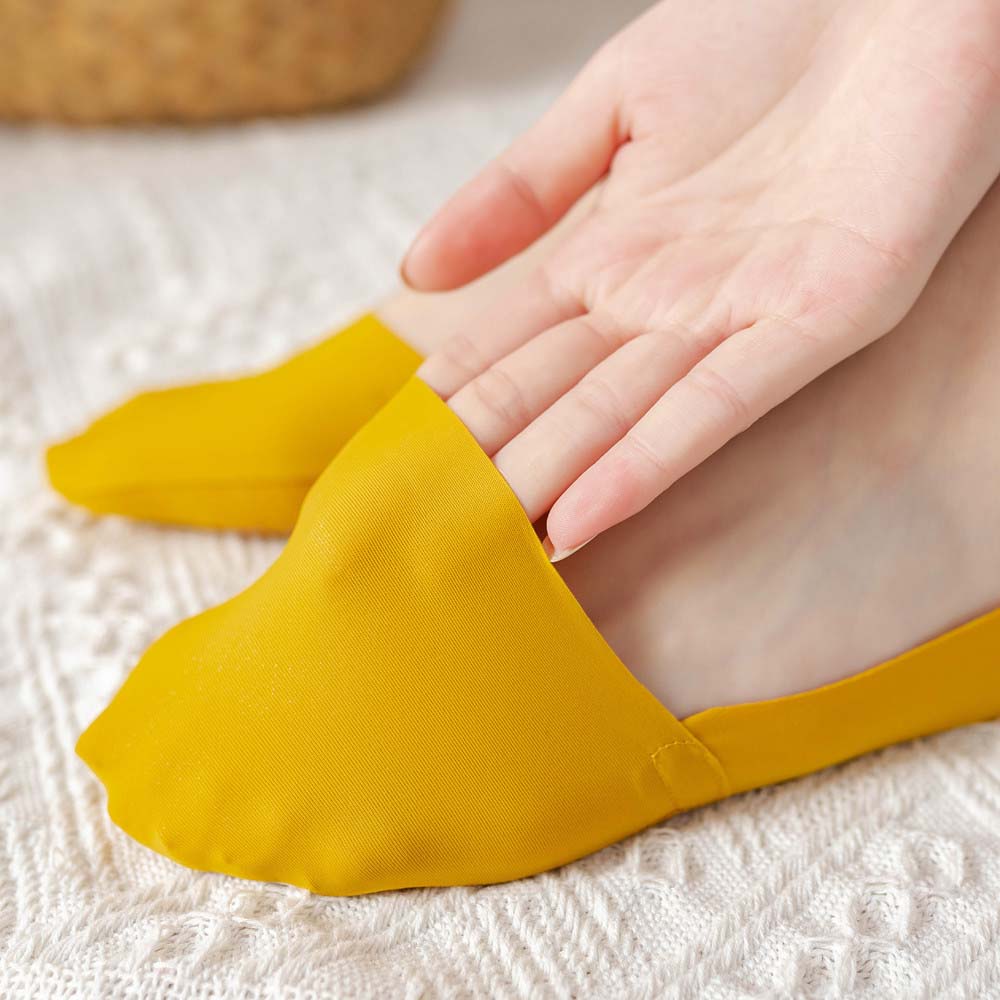 Trendy Non-slip Seamless Invisible Women Sock Sock Slippers Boat Socks Ice Silk
