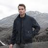 Giacca Primavera e Autunno, Giacca Casual, Abbigliamento da Lavoro Outdoor, Giacca da Aviatore, Top da Uomo Largo con Collo Alto