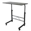 60cm Removable Side Table Height Adjustable Movable Portable Laptop Desk Stand For Bed Sofa Office