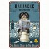 Havanese Restroom Funny Dog Metal Sign Vintage Humorous Wall Art Retro Decor for HomeBathroomCafé Gift Owners No