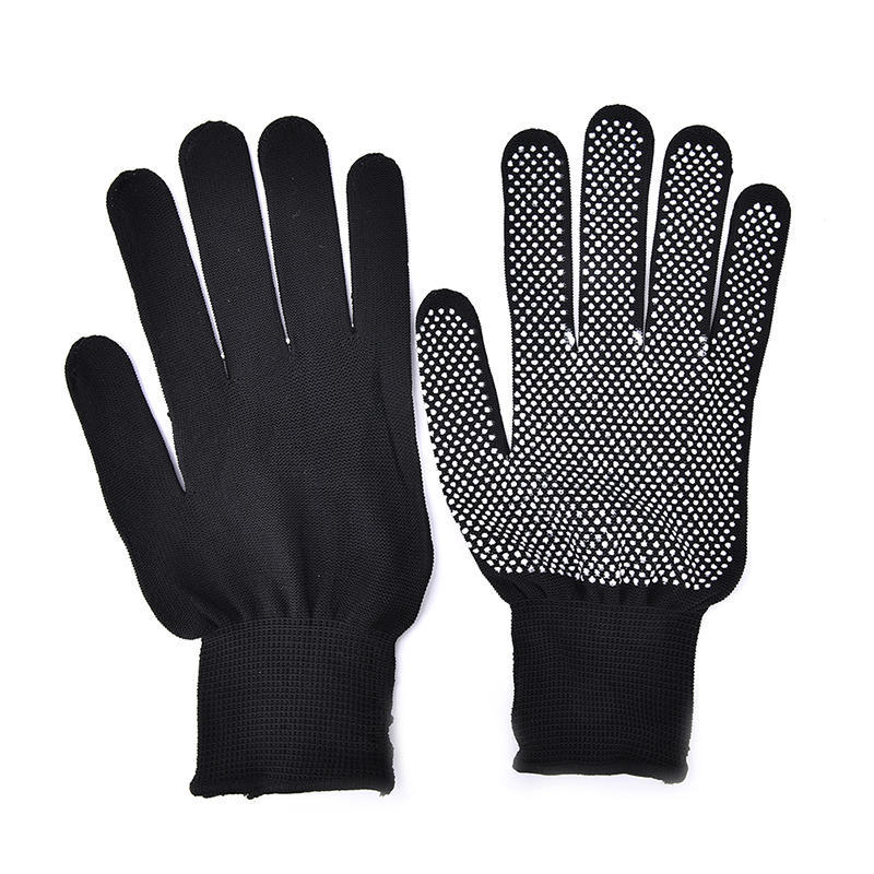 1 Pair Hair Straightener Perm Curling Hairdressing Heat Resistant Finger Glove,,