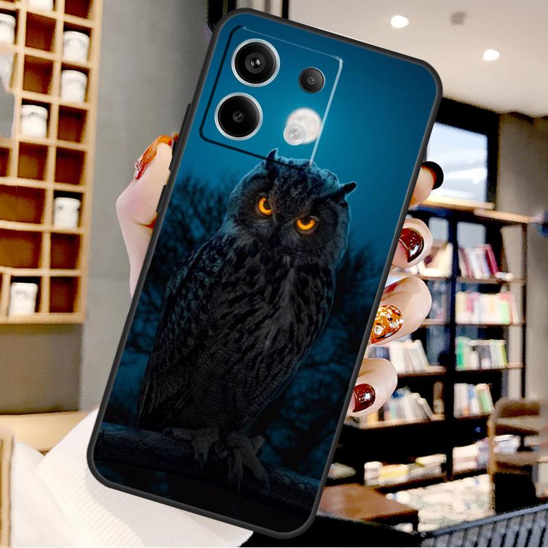 

Животное Сова Для Xiaomi Redmi Note 13 Pro 9 10 11 12 14 15 Pro Plus Чехол Для Redmi 15 12C 13C 14C 10C 15C Redmi Note 9