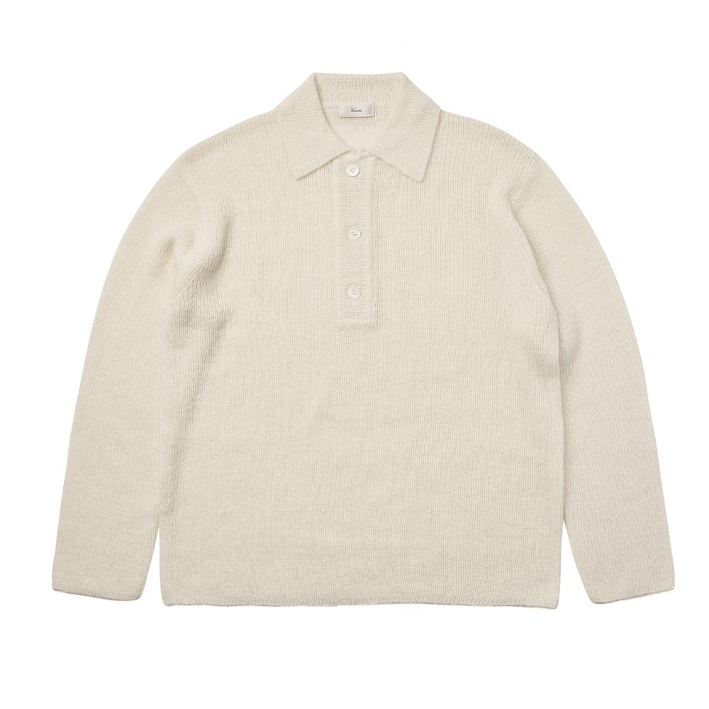 Berno [Casual] Alpaca Collar Knit Ivory L