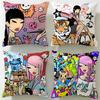Popular Fashion Brand Tokidoki Cushion Cover Soft  EasyWash Pillow Case  Versatile for Couch Bed Travel and Office