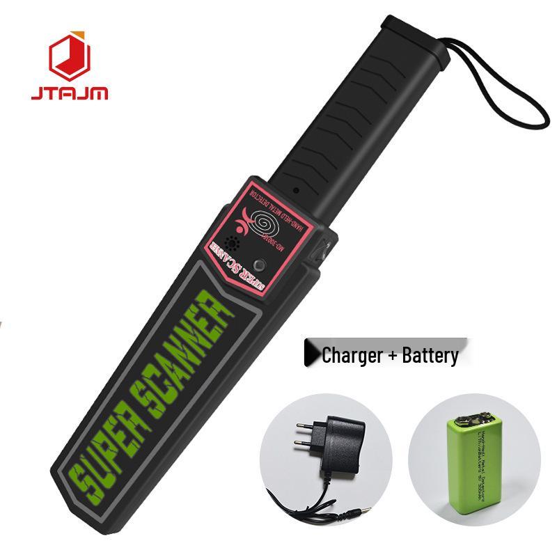 Rechargeable High Sensitivity Handheld Metal Detector Security Wand for Schools and Stations