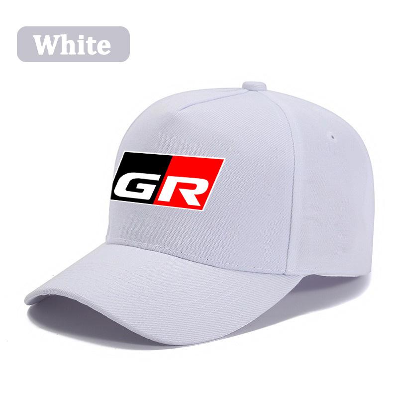 Car Logo Cotton Adjustable Baseball Hat for Toyota GR RAV4 Crown Hilux Fortuner Corolla SE 2023 Camry Yaris Land Cruiser Prado