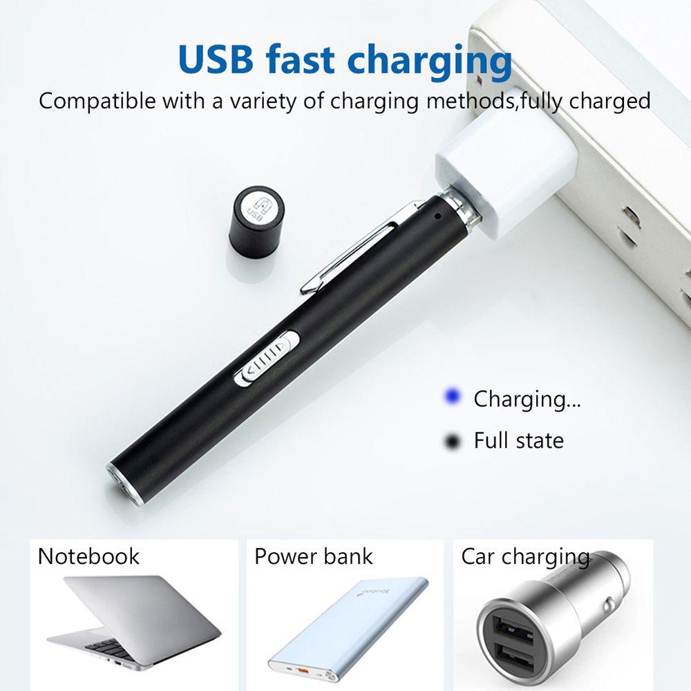 Dual Light Source Led Flashlight LED Torch Lamp Nursing Flashlight Medical Handy Pen Light