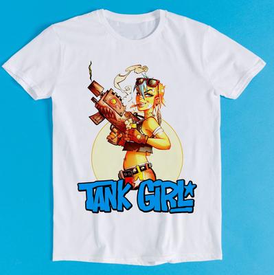 Tank Girl Punk Printed Tshirt for Women and Unisex Unisexga Trendy Cool Top Comfortable Loose Short Sleeve Unisex Tshirt