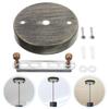 Iron Ceiling Plate Lamp Canopy Vintage Pendant Light Cover Classic Industrial Style Lighting Plate Cover for Home Restaurant