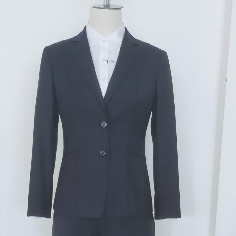 Деловой костюм-пиджак HLA из смесовой шерсти Custom Fit