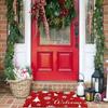 VIAMA Christmas Tree Welcome Doormat Kitchen Laundry Floor Mats Indoor Outdoor Entrance Rugs Festive Home Decoration