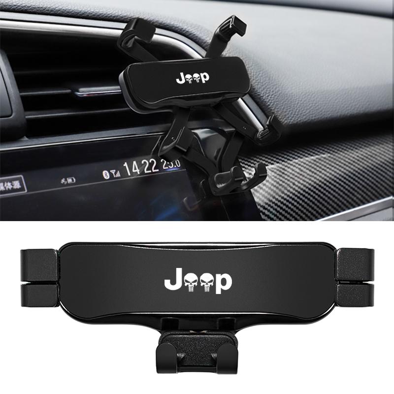 Portabicchieri Porta Telefono per Auto Clip per Bocchetta d'Aria Supporto Accessori per Jeep Wrangler JL JK Renegade Grand Compass Gladiator Cher