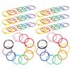 140Pcs Metal Binder Rings Small Book Rings for Index Cards Keychains Scrapbooking Home Office School Craft Organizer