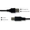 HSEUOPV Replacement Charging Cable Compatible Controller Charger PS 3 Move PS 3 Slim Data Mini-B ...