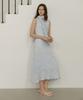 Riorg Gir Wrinkl Sleeveless Ops Sky Blue