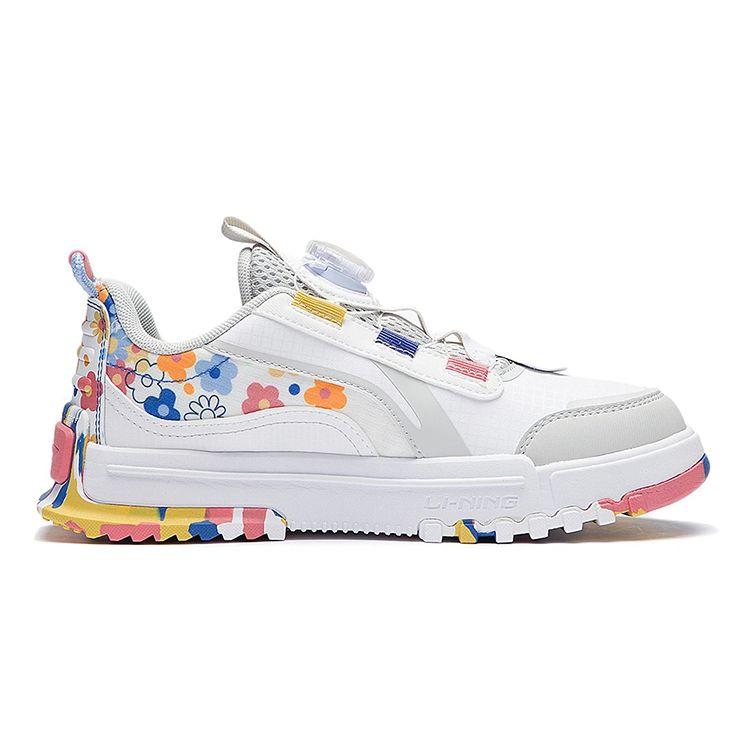 Li Ning Kids Journey 2.0 Low Comfortable Versatile Casual Shoes Kids Casual Shoes White YKCS108-12