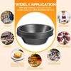 LMETJMA Mini Pie Pans Carbon Steel Pie Pans Nonstick Small Pie Tins Round Bread and Meat Pie Tins for Cake Bread Dessert