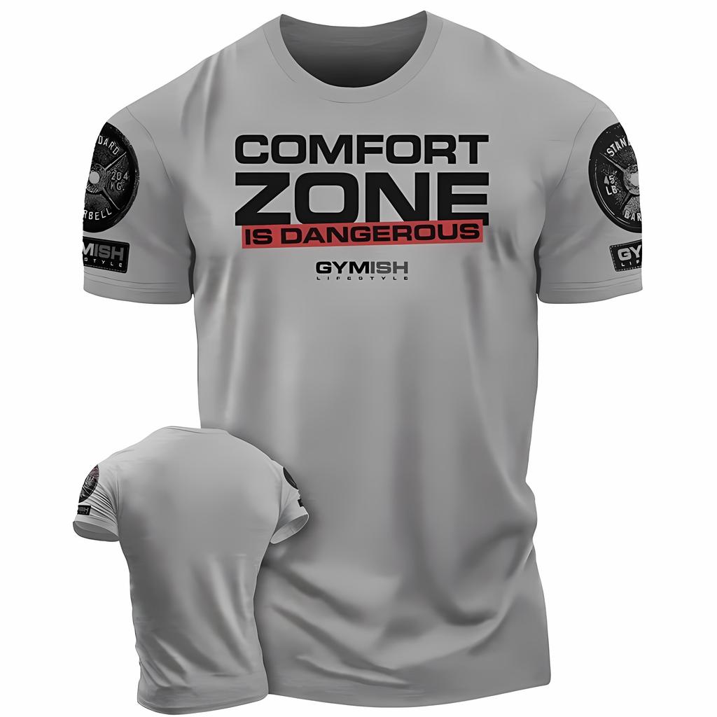 The New Mens Tshirt for Summer 2025 Is Sporty Fitness Casual and Fashionable with 3D Printing Soft and Breathable