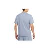 Nike Solid Color Logo Crew Neck T-Shirt Men Tops Blue DV9832-493