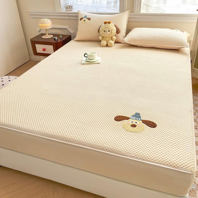 Padded Mattress, Padded Mattress, Thickened Waterproof Simmons Mattress, Protective Bedspread, Children's Cartoon Student Dormitory Single Double