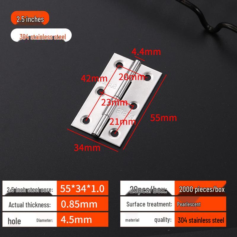 Tiché panty pro skříně a okna z nerezové oceli 304 - Velikosti: 1'', 1,5'', 2'', 3'', 4''