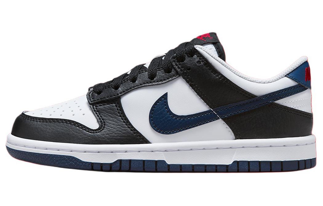 Nike Dunk Low Black White Midnight Navy GS HJ9202-001 36