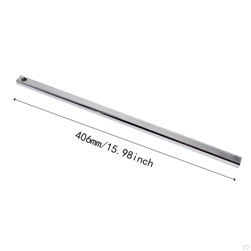 Steering Shaft,16" Length Universal,Replacement 3/4" Fully Machined Component Polished Metal Column