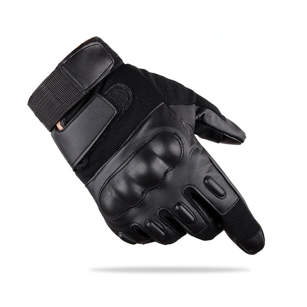 Outdoor Tactical Long Finger Gloves Men's Sports Cycling Fitness Motorcycle Fighting Field Anti Slip Wear Resistant All Finger Climbing
