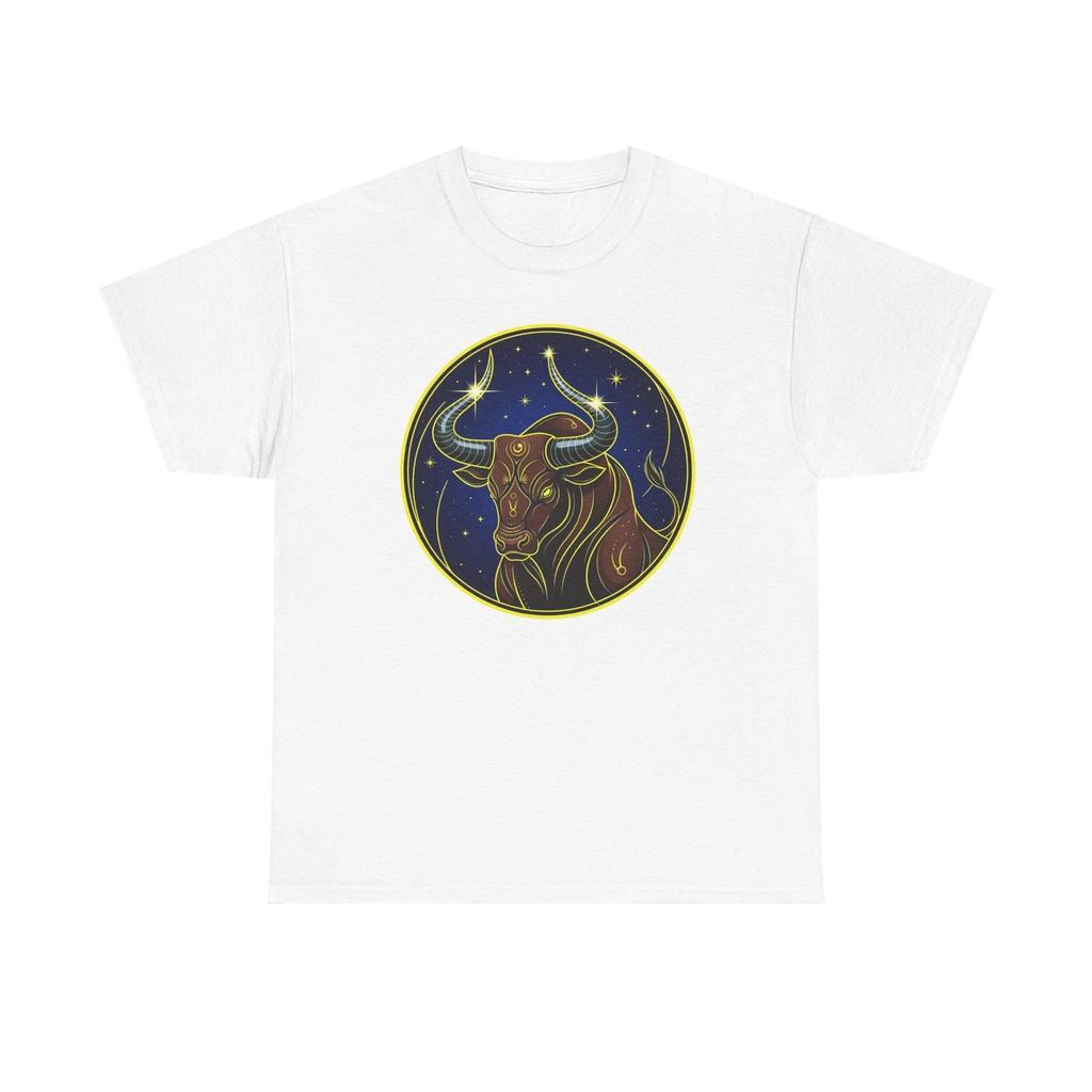 Taurus Zodiac Unisex Heavy Cotton Tee