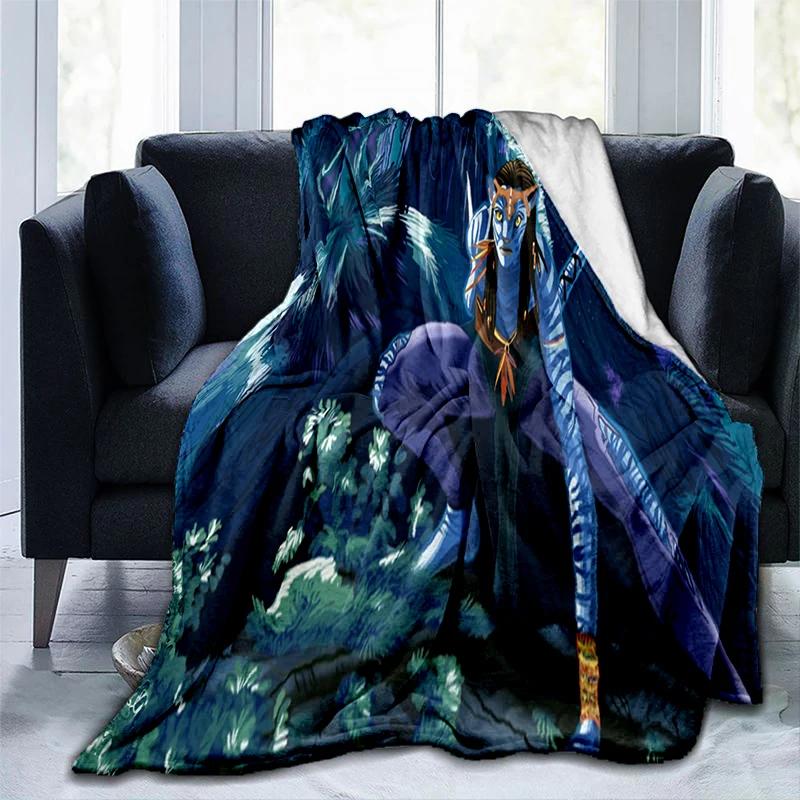 Avatar Film Gedruckte Weiche Warme Decke für Wohnzimmer Schlafzimmer Bett Sofa Couch Büro Geschenke Flanell Überwurfdecken