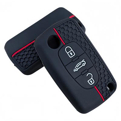 Silikon Autoschlüsselhülle Abdeckung Für Citroen C2 C3 C4 C5 C6 Xsara Berlingo Für Peugeot 207 307 308 407 607 807 Schutz Fob
