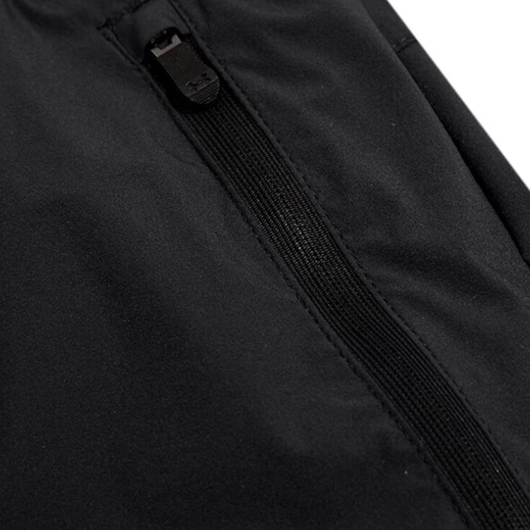 Under Armour Solid Color Breathable Short Sleeve T-Shirt And Stretch Shorts Casual Sports Set Men sets Black 23500506-001+22500214-001