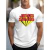 European Size Men'S Summer Print Short-Sleeve T-Shirt
