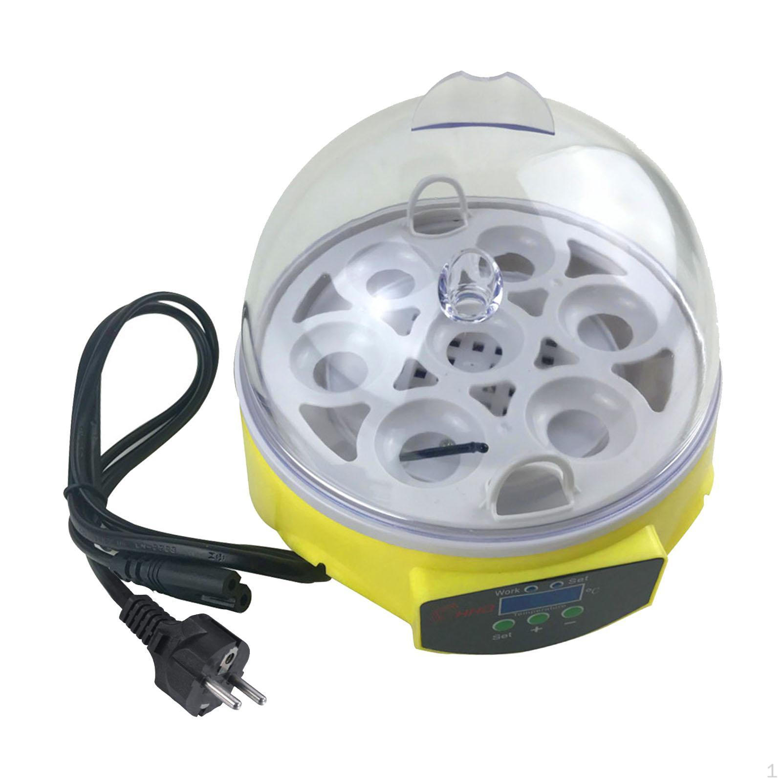 Clear Eggs Incubator 7 Digital Poultry Hatching Machine for Bird Chicken