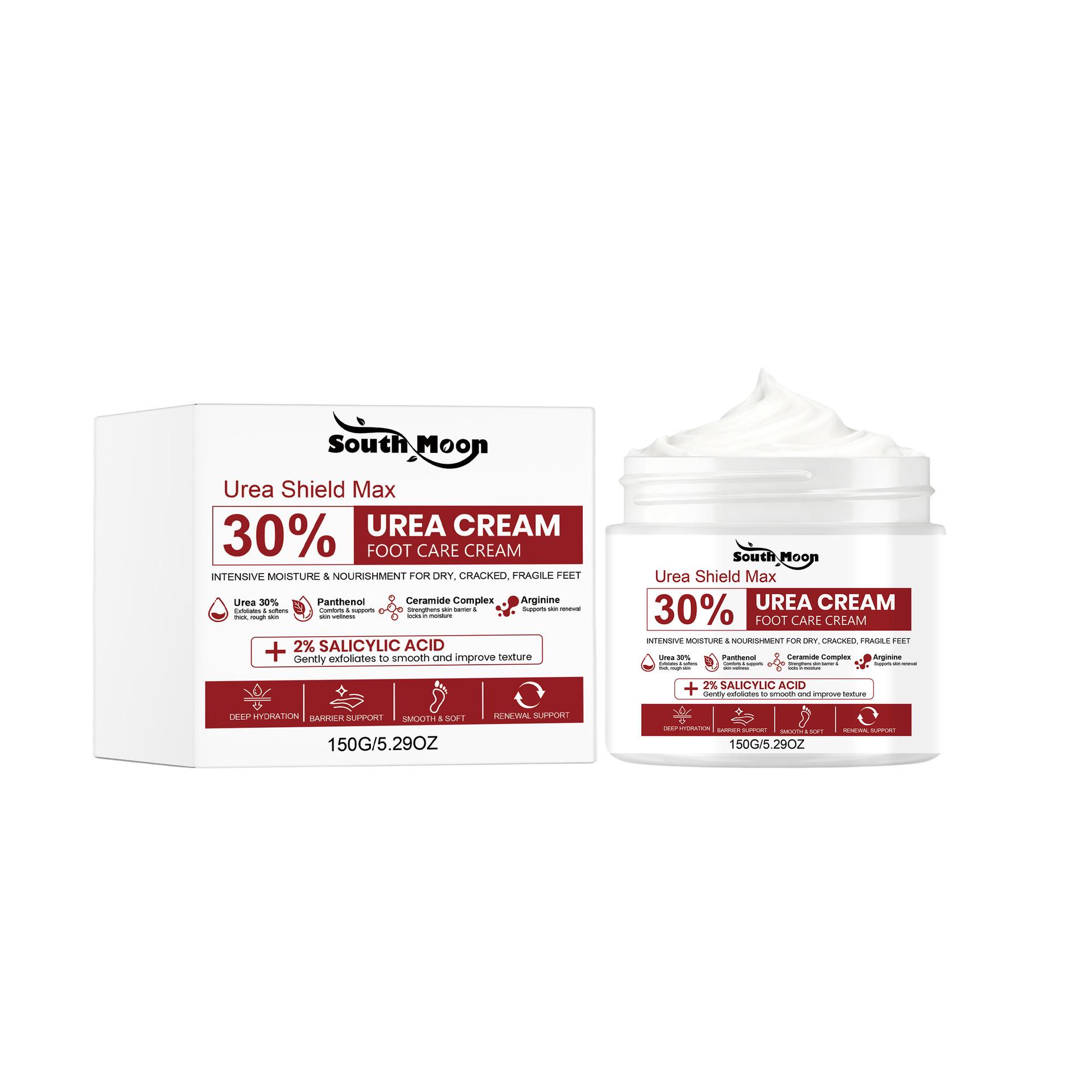 South Moon Urea Foot Cream: Moisturizing, Brightening, and Softening for Smooth Skin.