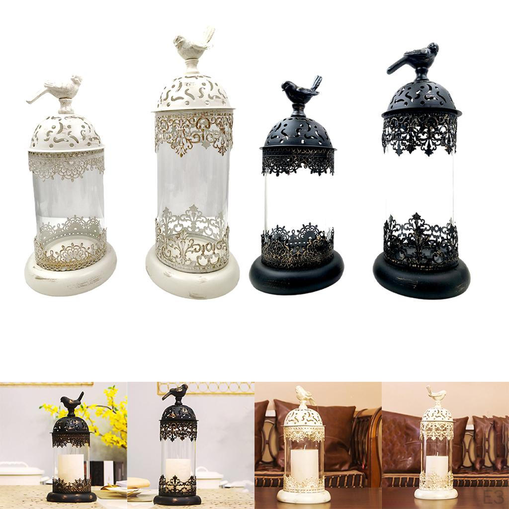 Candle Holder Vintage Candlestick , Wedding Centerpieces for Tables, Iron Candleholder Set