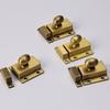 Metal Cabinet Fastener Lock with Receiver Plate for Drawer Fronts, Mounted Cupboard Hardware for Either Opening