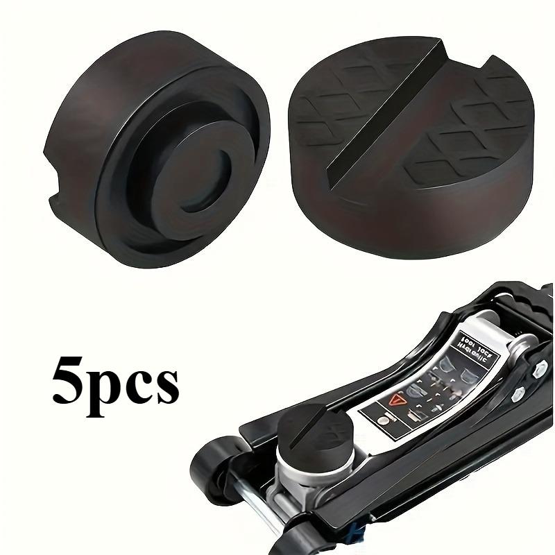 5PCS Car Rubber Jack Pad - Frame Protector Adapter for Jacking Pinch Weld Side Lifting Disk