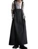 Antiqua Drawstring Overalls Skirt One Size Black Women's Dress, PK-01333, 05,